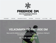 Tablet Screenshot of freeridedm.dk